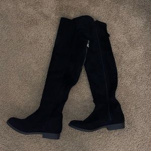 Style & Co Black over the knee boots